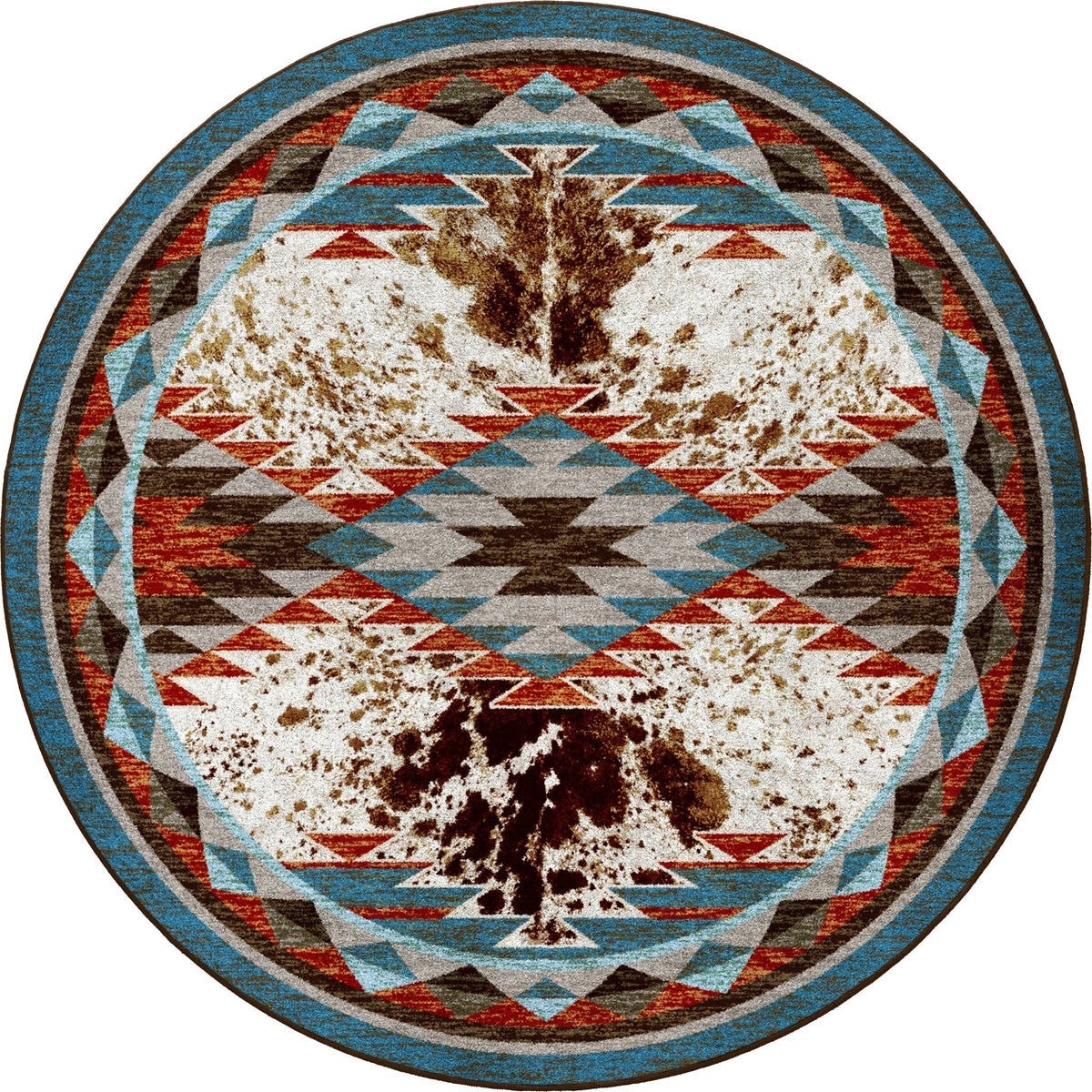 American Dakota Nova Cowhide Rancher Rug - 0517RCR234