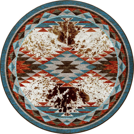 American Dakota Nova Cowhide Rancher Rug - 0517RCR234