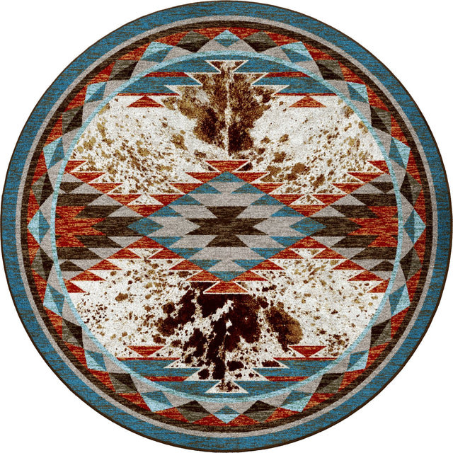 American Dakota Nova Cowhide Rancher Rug - 0517RCR234