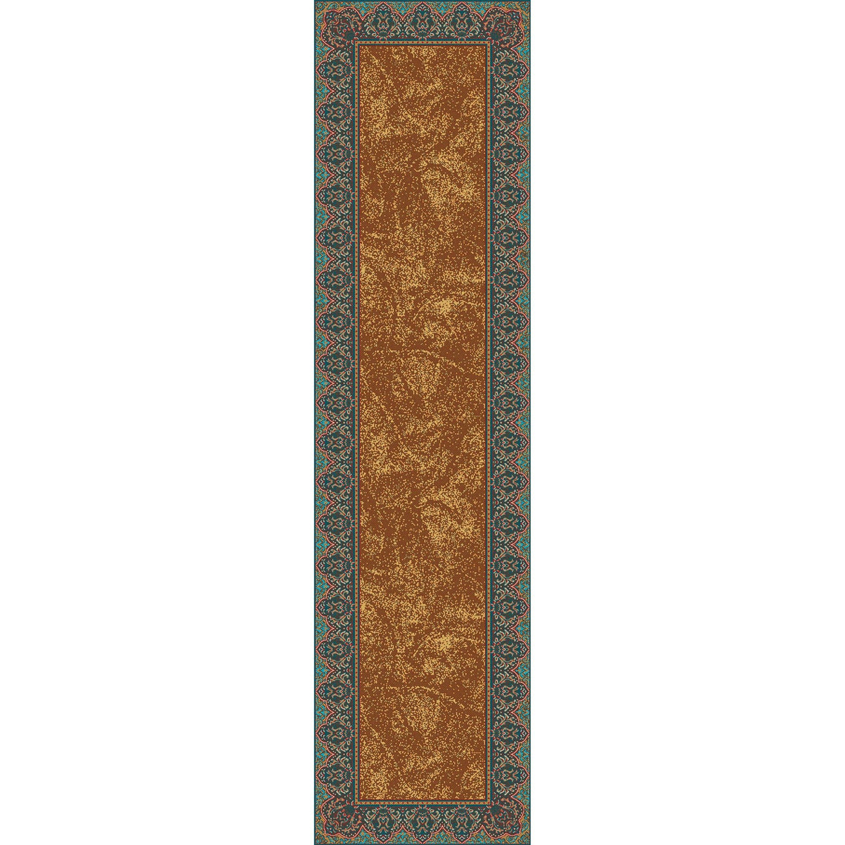 American Dakota Nubuck Cognac Rug - 0419COG234