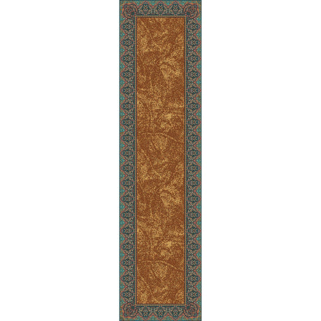 American Dakota Nubuck Cognac Rug - 0419COG234