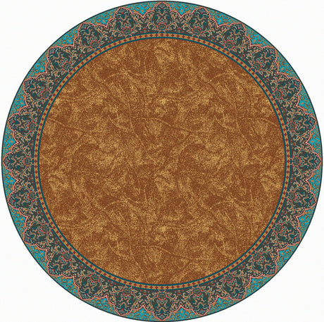 American Dakota Nubuck Cognac Rug - 0419COG234