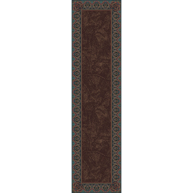 American Dakota Nubuck Dark Chocolate Rug - 0419DCH234
