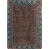 American Dakota Nubuck Dark Chocolate Rug - 0419DCH234