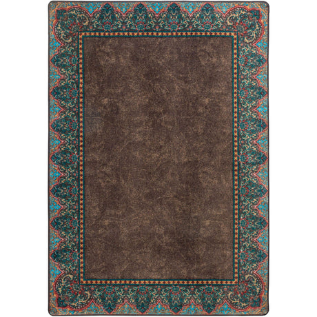 American Dakota Nubuck Dark Chocolate Rug - 0419DCH234