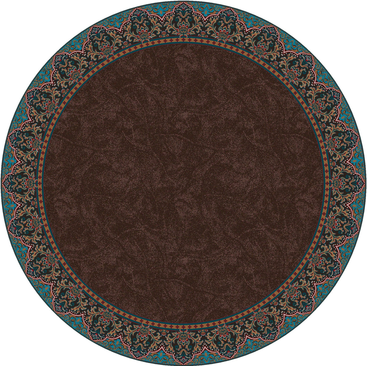American Dakota Nubuck Dark Chocolate Rug - 0419DCH234