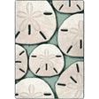 American Dakota Ocean Treasure Aqua Rug - 0150AQU234