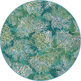 American Dakota Oceanic Blooms Aqua Rug - 0271AQU234