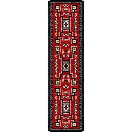 American Dakota Old Crow Red Rug