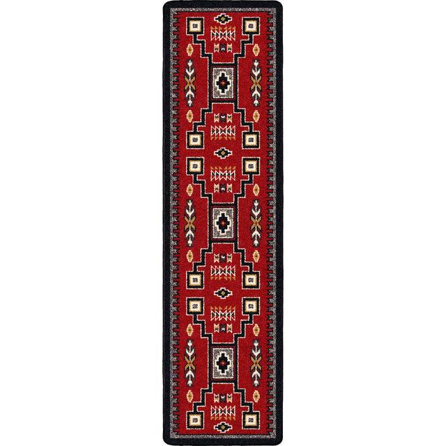 American Dakota Old Crow Red Rug