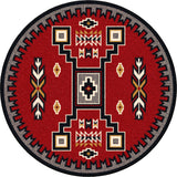 American Dakota Old Crow Red Rug