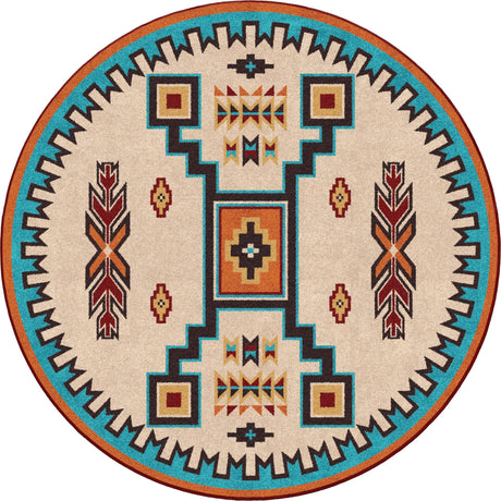 American Dakota Old Crow Rust Rug