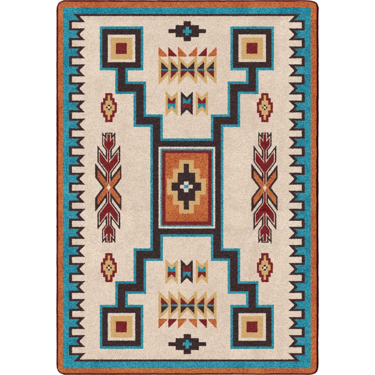 American Dakota Old Crow Rust Rug