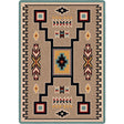 American Dakota Old Crow Suede Turquoise Rug