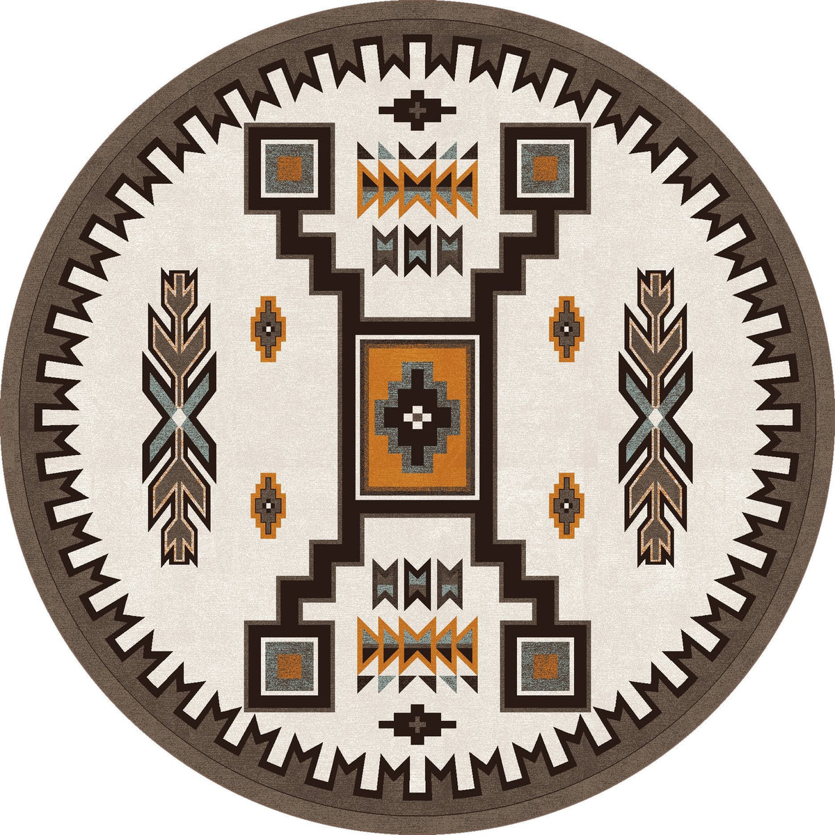 American Dakota Old Crow Worn Saddle Rug