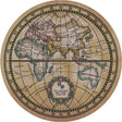 American Dakota Old World Map Amz Parchment Rug - AMZ0323PCT254