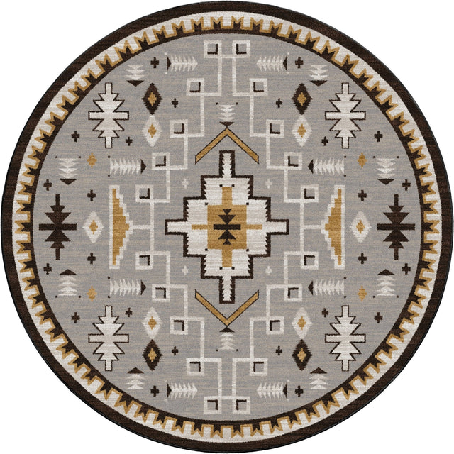 American Dakota Overshadow Natural Grays Rug - 0796NTG234
