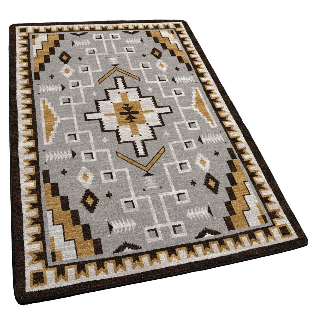 American Dakota Overshadow Natural Grays Rug - 0796NTG234