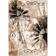 American Dakota Painted Windmill Gouache Rug - 0574GOU234