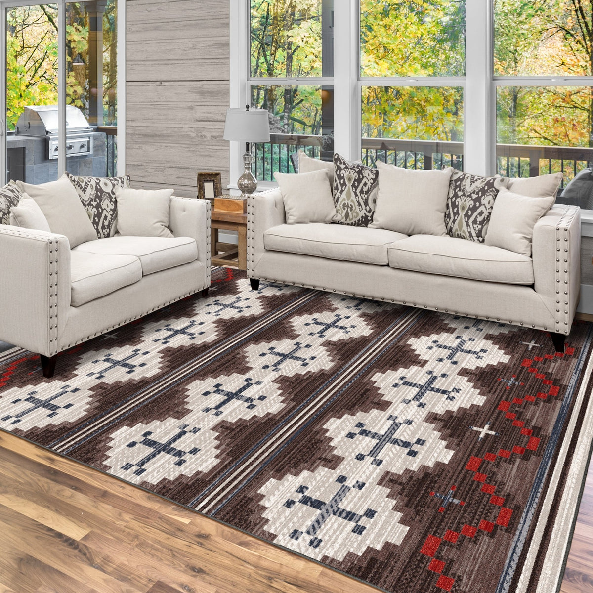 American Dakota Pathways Dusty Brown Rug - 0759DBR234