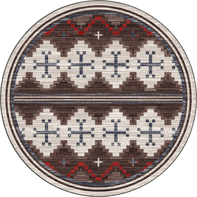 American Dakota Pathways Dusty Brown Rug - 0759DBR234