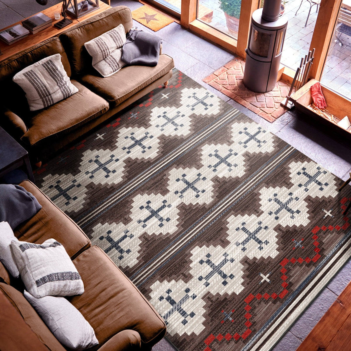 American Dakota Pathways Dusty Brown Rug - 0759DBR234