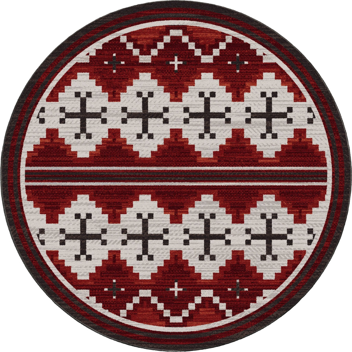 American Dakota Pathways Red Rug - 0759RED234