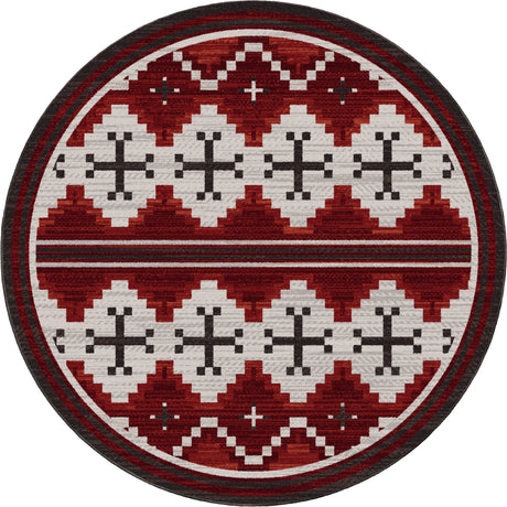 American Dakota Pathways Red Rug - 0759RED234