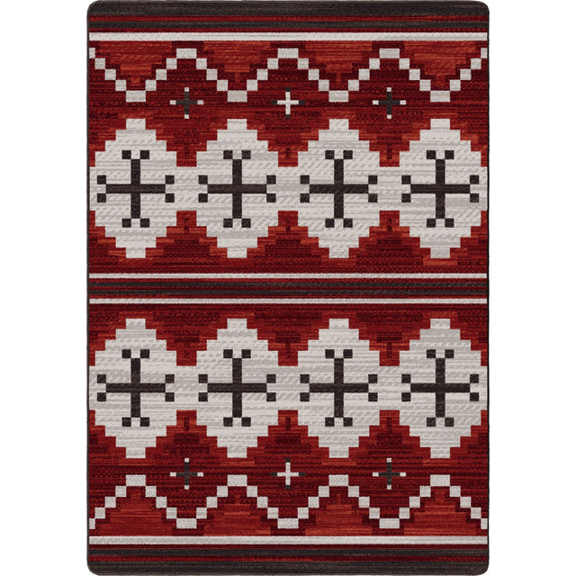 American Dakota Pathways Red Rug - 0759RED234