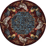 American Dakota Pecking Order Bordeaux Rug - 0691BDX234