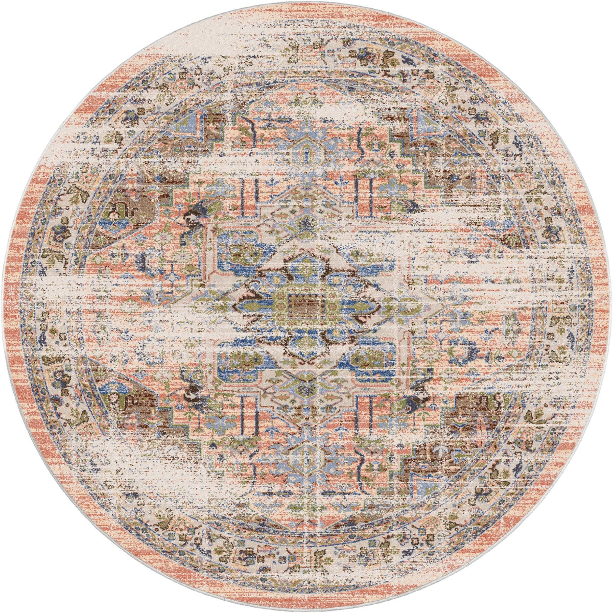 American Dakota Persia Distressed Pastel Rug - RC0231DPS234