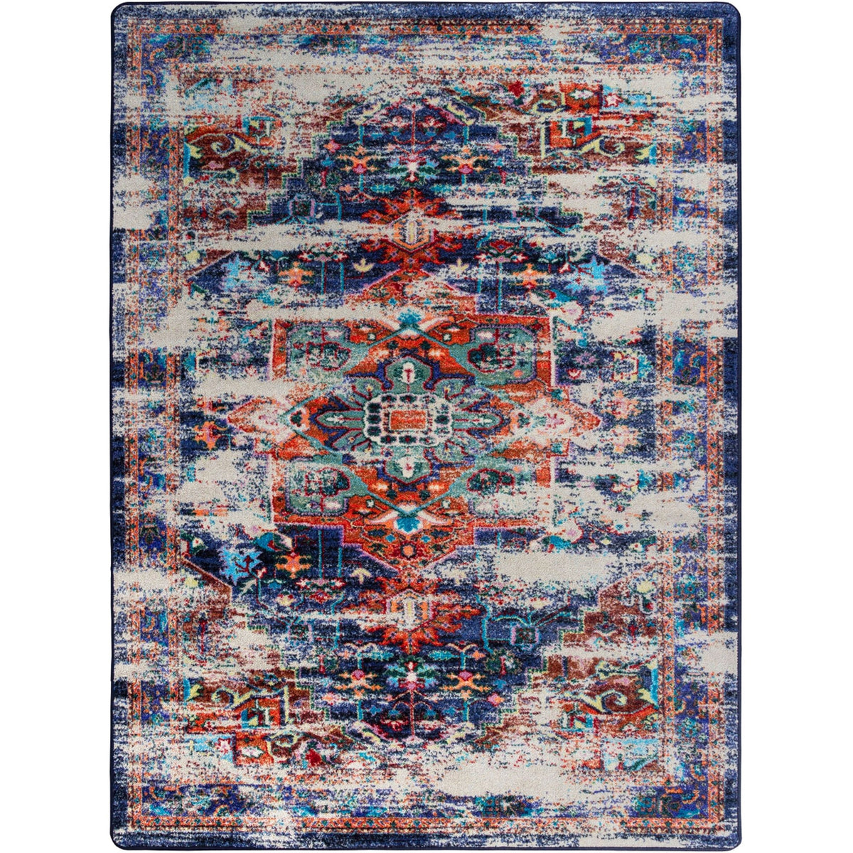American Dakota Persia Distressed Wildflower Rug - RC0231DWF234