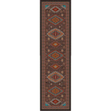 American Dakota Persian Southwest Brown Rug
