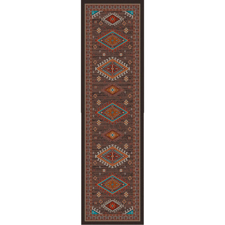 American Dakota Persian Southwest Brown Rug