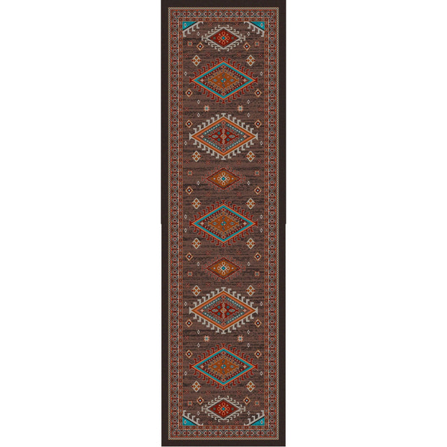 American Dakota Persian Southwest Brown Rug