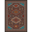 American Dakota Persian Southwest Brown Rug
