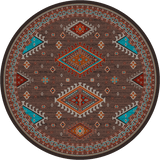 American Dakota Persian Southwest Brown Rug