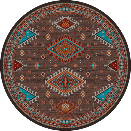 American Dakota Persian Southwest Brown Rug