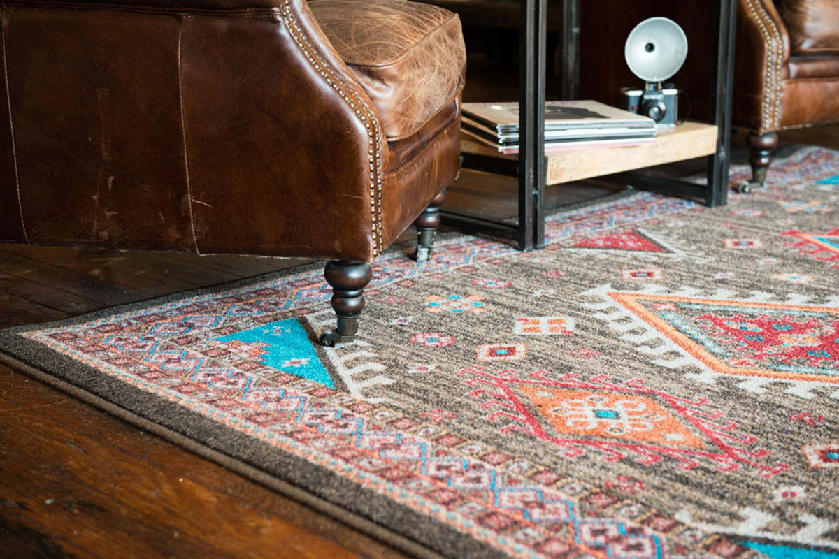 American Dakota Persian Southwest Brown Rug