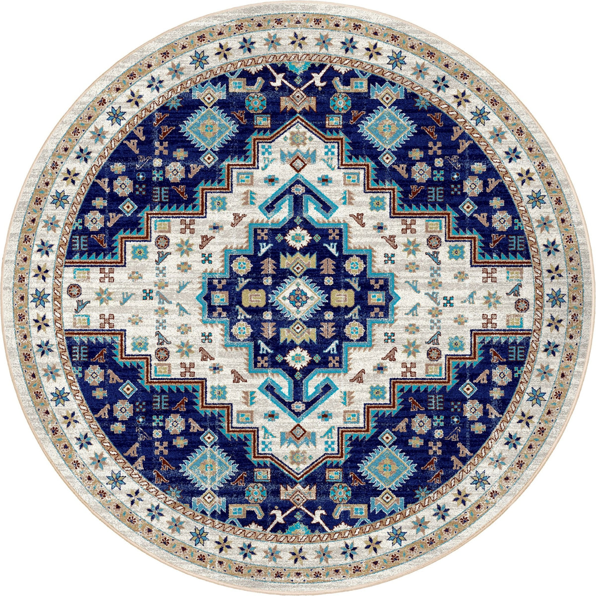 American Dakota Persian Version Dusk Blue Rug - 0246DBL234