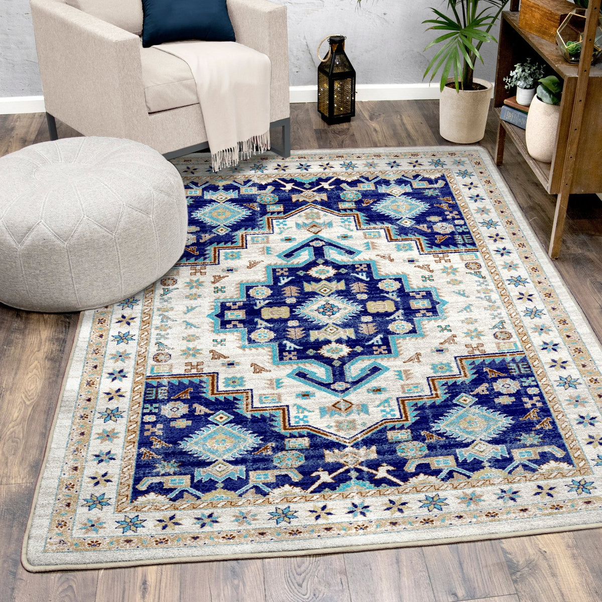 American Dakota Persian Version Dusk Blue Rug - 0246DBL234