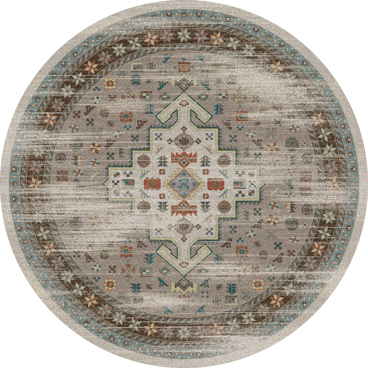 American Dakota Persian Version OKA Light Distressed Rug - OKA0366LDS234