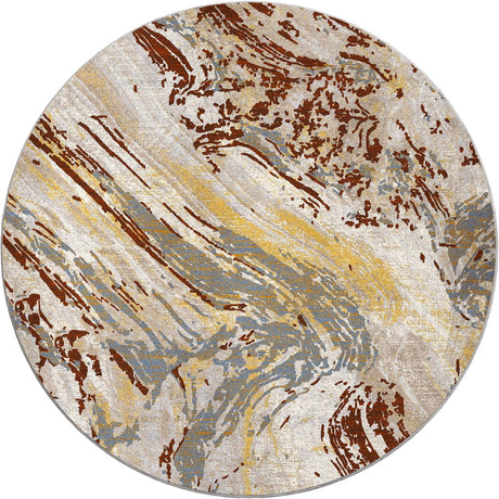 American Dakota Petrified Amber Wash Rug - 0530AMW234