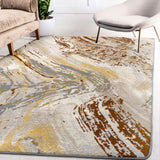 American Dakota Petrified Amber Wash Rug - 0530AMW234