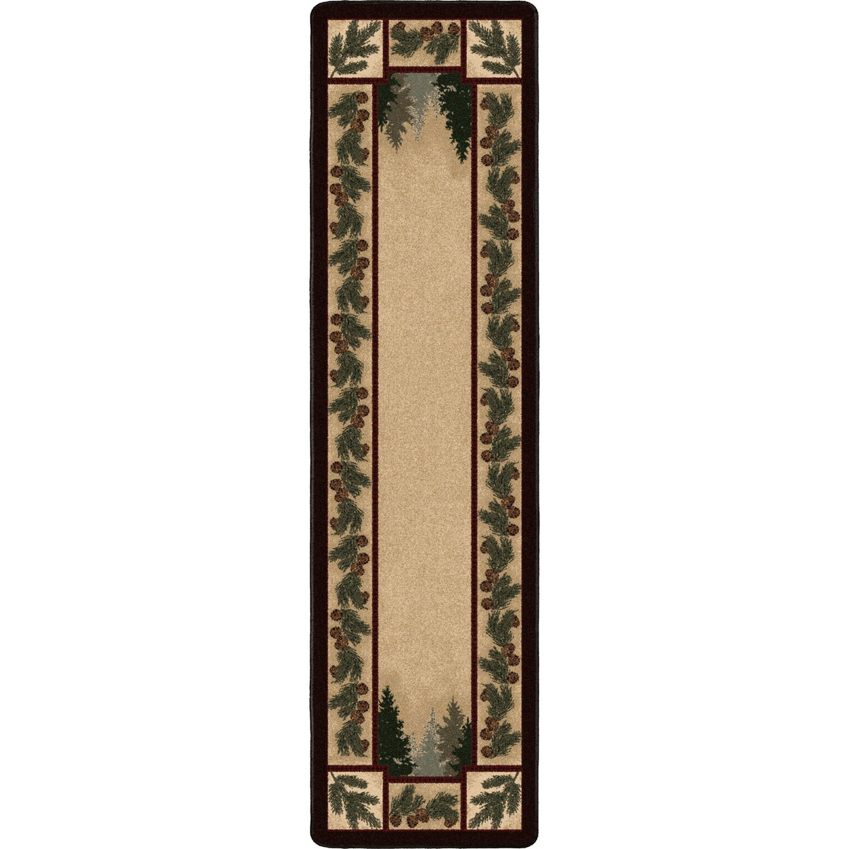 American Dakota Pine Forest Maize Rug - 0092MAZ234
