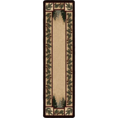 American Dakota Pine Forest Maize Rug - 0092MAZ234