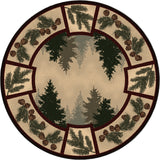 American Dakota Pine Forest Maize Rug - 0092MAZ234