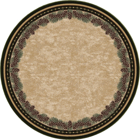 American Dakota Pine Mountain Green Rug - 0068GRN234