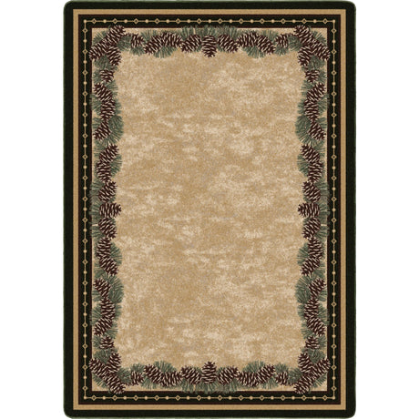 American Dakota Pine Mountain Green Rug - 0068GRN234