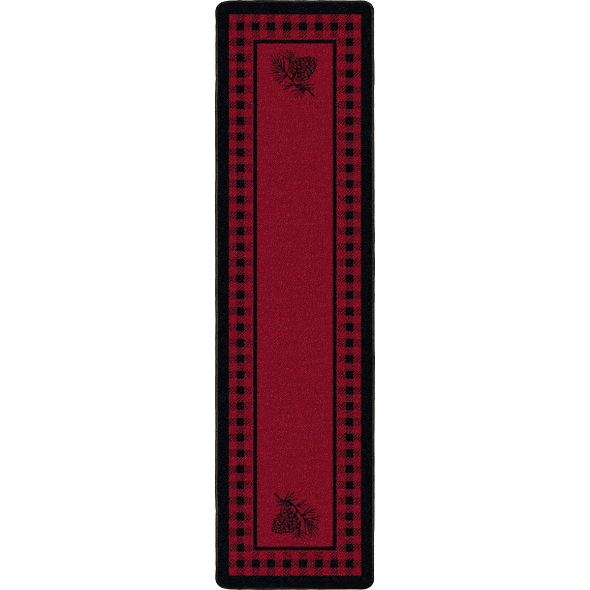 American Dakota Pine Refuge Red Rug - 0086RED234
